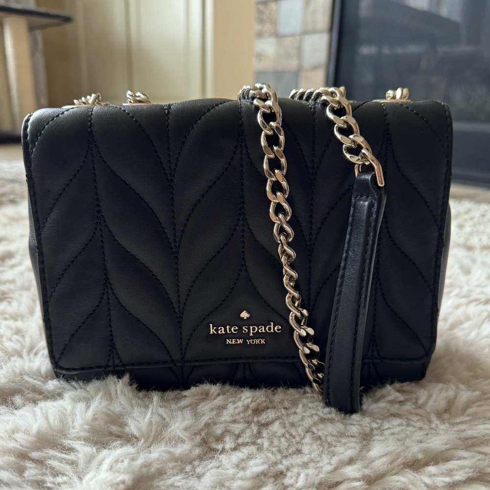 Kate spade set Quilted Briar lane chain bag and credit card keychain - Picture 8 of 13